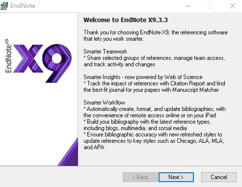 EndNote X9