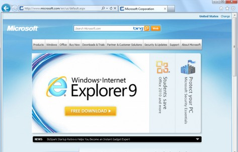 IE9截图2