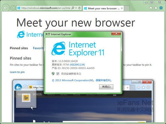 IE11 win7 32截图4