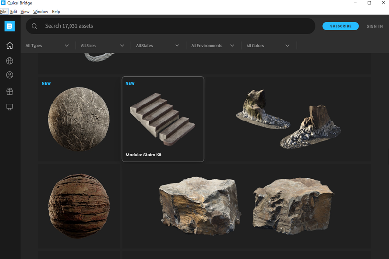 Quixel Bridge截图3