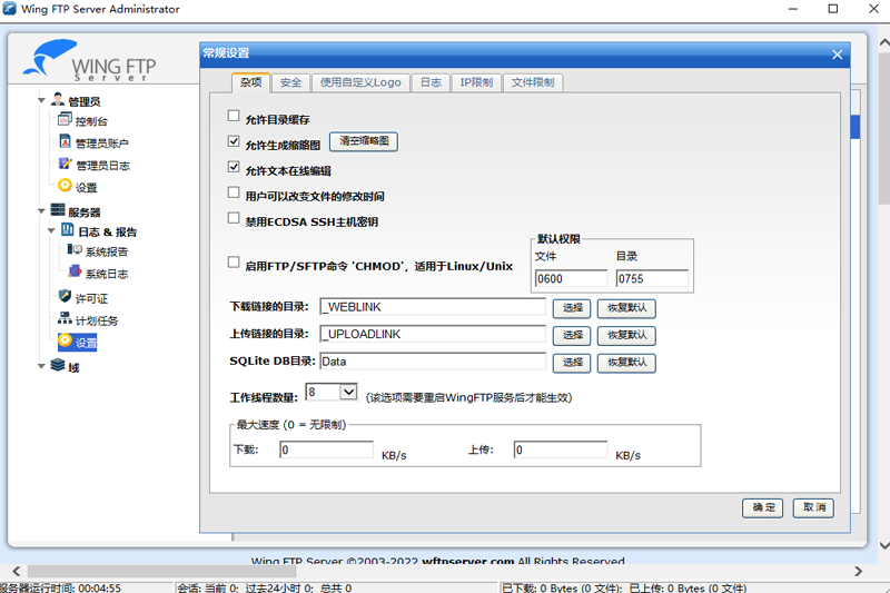 Wing FTP Server截图5