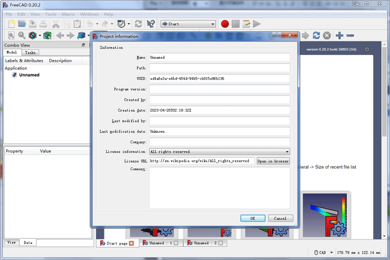 FreeCAD截图2