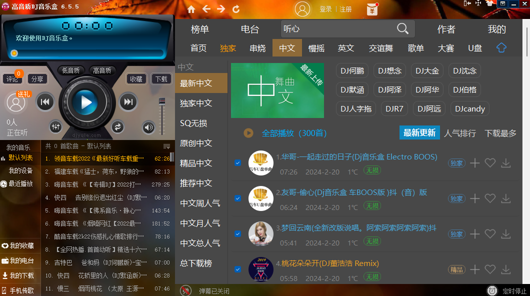 高音质DJ音乐盒电脑版截图3
