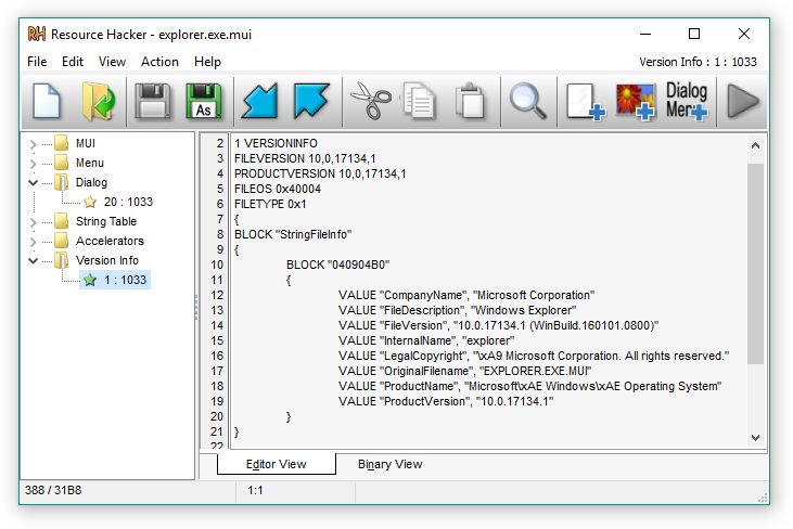 Resource Hacker截图6