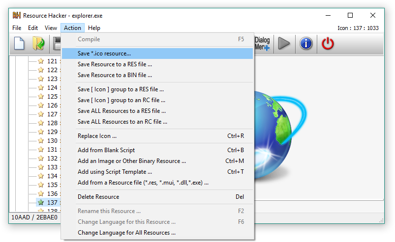 Resource Hacker截图4